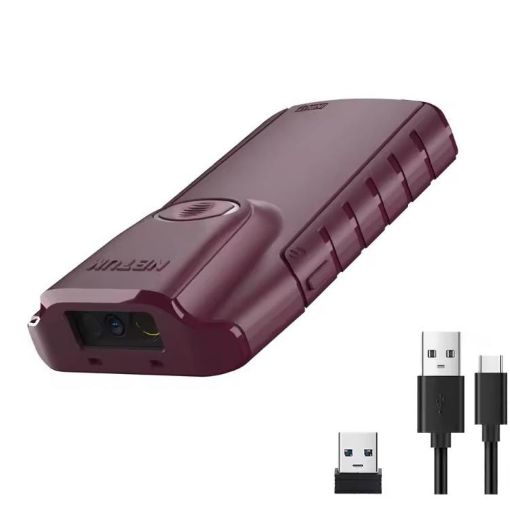 NETUM E900 Bluetooth 1/2 Code Wireless Phone Back Clip Scanner - 1