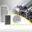 GE JVM6175SF1SS Microwave 3-in-1 Charcoal & Grease Filters Replacement - 4