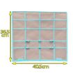 Filter Mesh 40.5x36.5cm for Midea Air Conditioner Wall Units - 1
