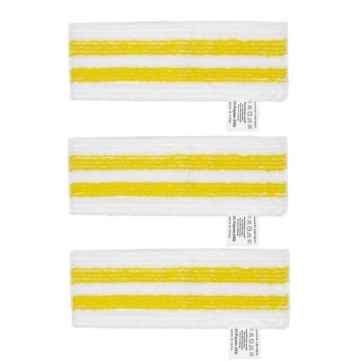 Flat Mop Attachments for Karcher SC1-SC5, SV7 Steam Mop, 3-Pack - 1
