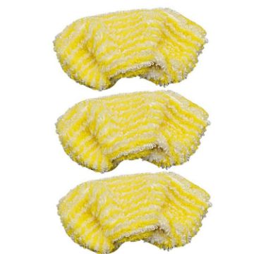 Mop Pads 3-Pack for Karcher SC1-SV7 Steam Mop Replacement - 1