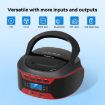 Kuephom W17 CD Music Walkman FM Bluetooth Player US Plug - 3