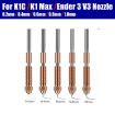 Chrome Zirconium Copper Nozzle for Creality Ender-3 V3/K1C Printers - 2