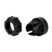 3pcs 1/4 Screw Car Tuning Accessories Ball Head Phone Holder (Black) - 3