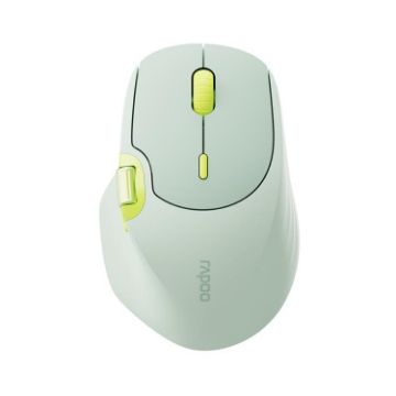 Rapoo MT560 Light Green Wireless Bluetooth Ergonomic Mouse - 1