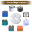 6pcs Cat Dog Pet Water Fountain Replacement Filters, Multiple Filtration - 3