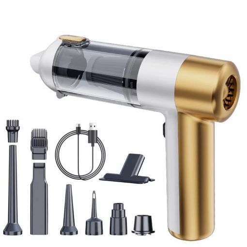 SUITU ST-6692Plus Car & Household Handheld Vacuum (White Gold) - 1