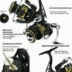 YUMOSHI LP3000M Zero-Gap Metal Spinning Reel 5.2:1 High-Speed - 5
