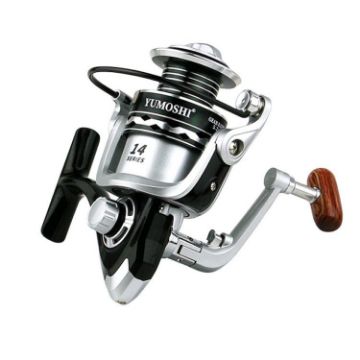 YUMOSHI OE4000 Metal Spool Fishing Reel 5.2:1 Gear, Foldable Handle - 1