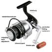YUMOSHI OE4000 Metal Spool Fishing Reel 5.2:1 Gear, Foldable Handle - 4