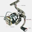 YUMOSHI SJ2000 Saltwater Spinning Reel 5.2:1 Full Metal Spool - 6