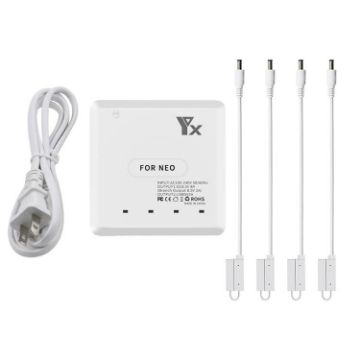 DJI Neo Drone YX 4-Port Battery Charger Hub US Plug - 1