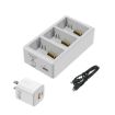 YX 3-Way Battery Charger for DJI Mini 4/3/3 Pro, 35W US Plug Hub - 1