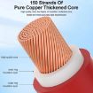 SUNSHINE SS-024B Soft Silicone Multimeter Stainless Steel Probe Tips - 6