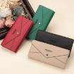 HUMERPAUL BP998 Red Women Leather RFID Wallet Clutch Bag - 2