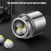1000ml Stainless Steel Canister, Transparent Lid, Leak-Proof Storage - 3