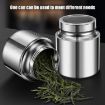 1500ml Stainless Steel Sealed Canister with Transparent Leak-Proof Lid - 2