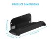 Switch 2/OLED Wall Mount & Joy-Con Holder with Game Storage - 5