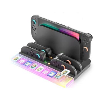 Nintendo Switch 2 Dock: Joy-Con Charger, RGB, 9 Game Slots - 1
