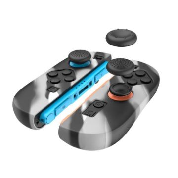 Nintendo Switch 2 Joy-Con ipega PG-SW2083 Silicone Cover White Gray - 1