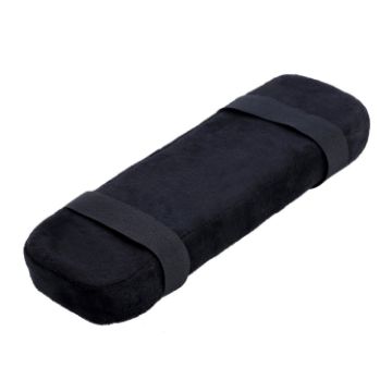 Black Office Chair Armrest Cushion Pillow Pad Elbow Rest - 1