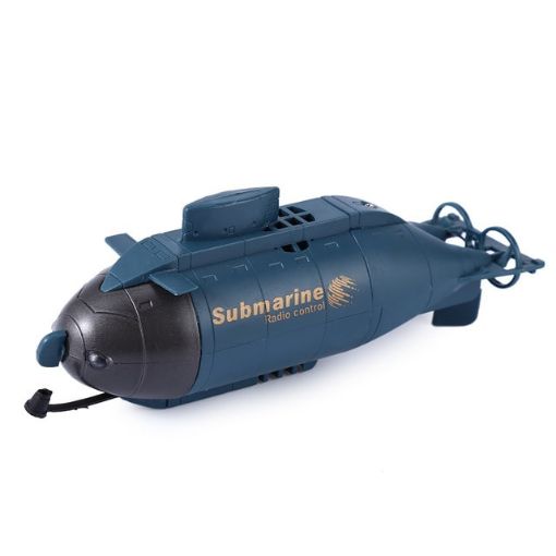 Blue Rechargeable Mini 6-Channel Remote Submarine - 1