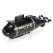 Rechargeable Mini Remote Submarine, 6-Channel, Black - 1