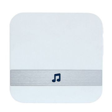 B10 52 Chimes 110dB Doorbell Receiver, EU Plug, AC 90-260V (White) - 1