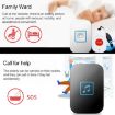 CACAZI C86 Wireless SOS Pager Doorbell Alarm, UK Plug (Black) - 4