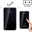 CACAZI FA8 Self-Powered Wireless Doorbell, EU Plug Black - 1
