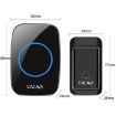 CACAZI A10G Wireless Self-Powered Doorbell, UK Plug (Black) - 2