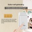 CACAZI A10G Wireless Self-Powered Doorbell, UK Plug (Black) - 3