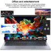 14" Ultrathin Laptop, 6GB+256GB, Win 11, Celeron N3350, US Plug - 4