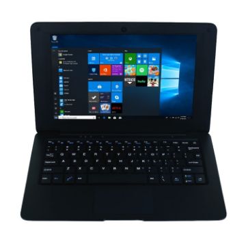 10.1" Laptop, 3GB+64GB, Windows 10, Intel Celeron N3350, Black, EU Plug - 1