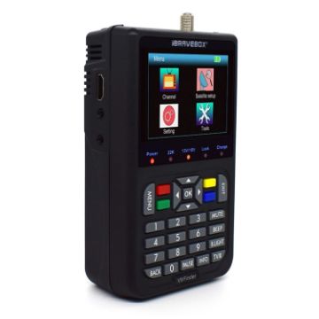 iBRAVEBOX V9 Finder EU Plug Digital Satellite Signal Meter (Black) - 1