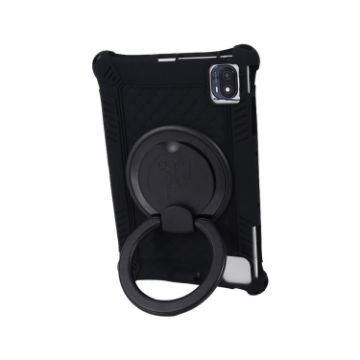 TCL 10 Tab Max 4G Silicone Protective Case - Black - 1