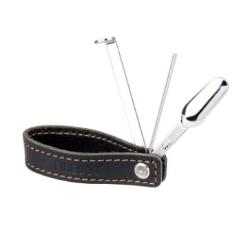 FIREDOG CL78 3 in 1 Pipe Cleaner Carbon Knife & Holder (Black) - 1