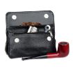 FIREDOG CL07 Black Cowhide Double Pipe Bag - 2