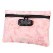 FIREDOG CL93 Portable Deodorant Bag with Lock (Marble Red) - 1