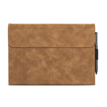 Surface Pro X Sheepskin Shockproof Protective Case (Brown) - 1