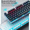 AULA F3001 RGB 87 Keys Wired/Wireless/Bluetooth Gaming Keyboard - 4