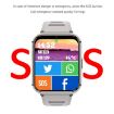 Q668 1.99" 4G Smart Watch Android 9.0, 2GB+16GB, Silver - 6