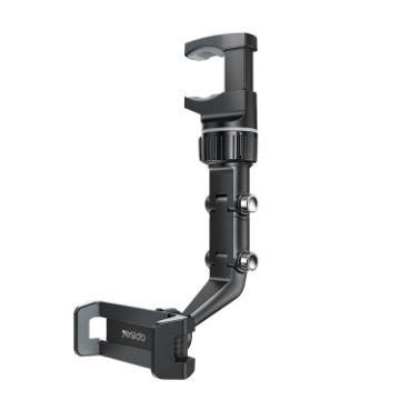 Yesido C192 Black Car Rearview Mirror Phone Holder - 1