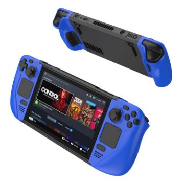 GKK Blue Anti-fall Case for Steam Deck Console - 1