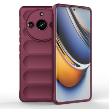 Realme 11 Pro 5G/Pro+ 5G Wine Red Magic Shield Phone Case - 1