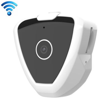 CAMSOY S6 Wearable HD Camera, 720P, Infrared, Motion Detection, White - 1