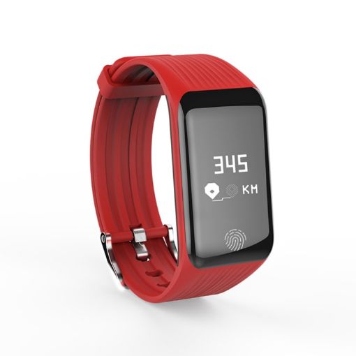 TLW B3 Fitness Tracker OLED Smart Bracelet, Heart Rate Monitor (Red) - 1
