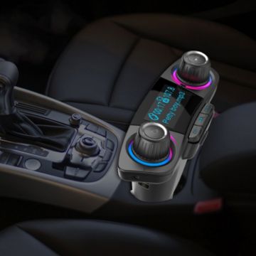 BT06 Dual USB Car Kit: Bluetooth FM Transmitter, MP3, Call, LED Display - 1