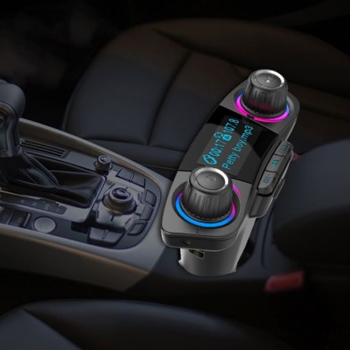 BT06 Dual USB Car Kit: Bluetooth FM Transmitter, MP3, Call, LED Display - 1