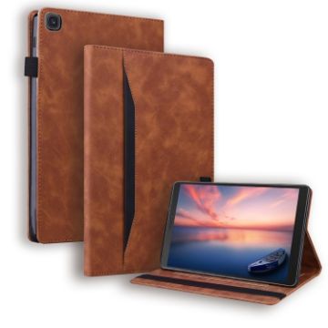 Brown Leather Flip Case for Samsung Galaxy Tab A 8.0 2019 SM-T290 - 1